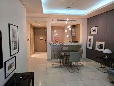 High-Floor 1BR | Burj Khalifa View | Furnished Apartment