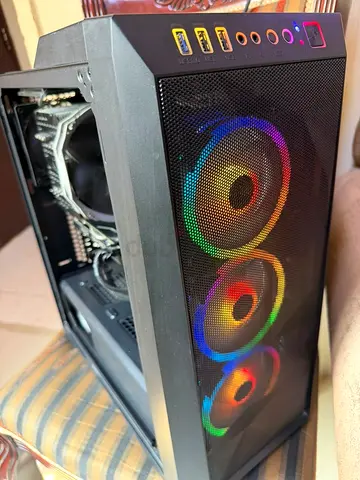 Gaming PC Tower with RGB Front Fans