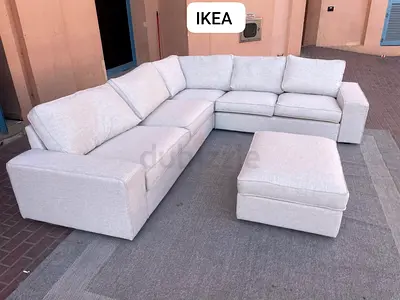 IKEA Kivik Corner Sofa Beige high quality without foot stool