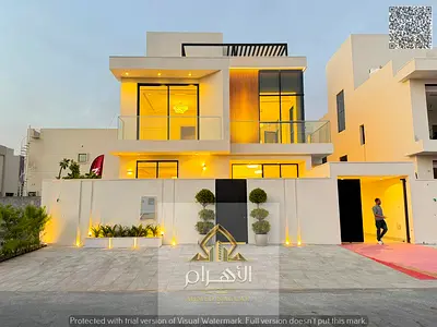 Distinctive villa for sale in Al Zahia – Ajman | 5 master bedrooms | Elevator | Electricity, water,
