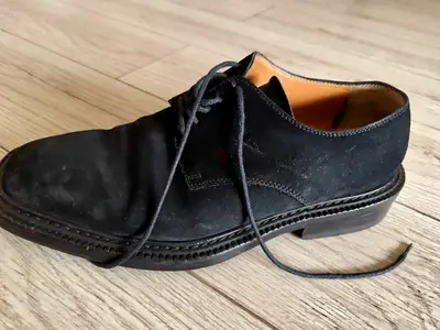 Pal Zileri Navy Suede Shoes – Made in Italy – Size 42