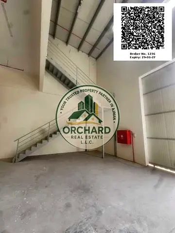 Warehouse for Rent in Al Jurf 1 | (4,160 Sq). Ft. | Mezzanine | 25 KW Power | Prime Location